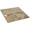 Ekena Millwork 19 5/8in. W x 19 5/8in. H Nikki EnduraWall Decorative 3D Wall Panel Covers 2.67 Sq. Ft. WP20X20NKECE - alternate 3